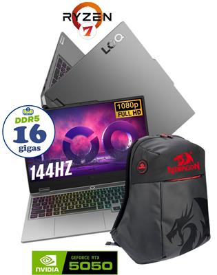 NOTEBOOK LENOVO LOQ 15.6 FHD 144HZ RYZEN 7 AI RTX5